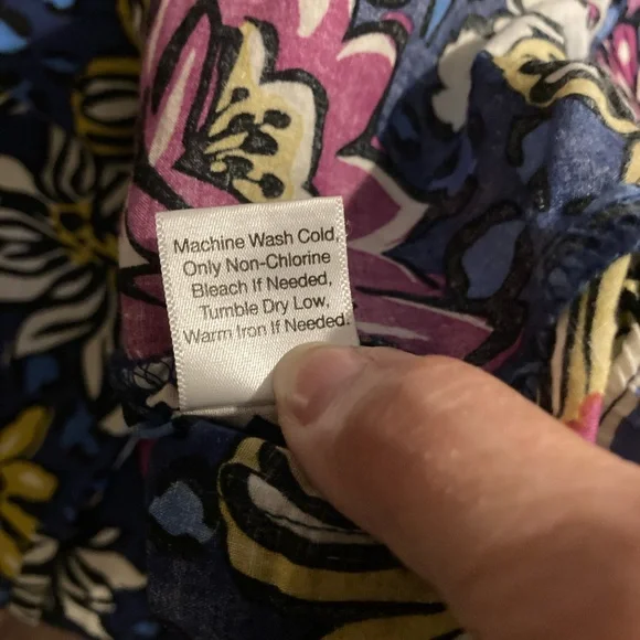 Vera Bradley African Violet Floral 2 Piece Pajamas - Loungewear In XS NWOT - Picture 15 of 15